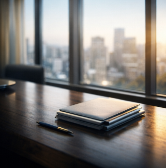 Business valuation expert reviewing records during divorce
