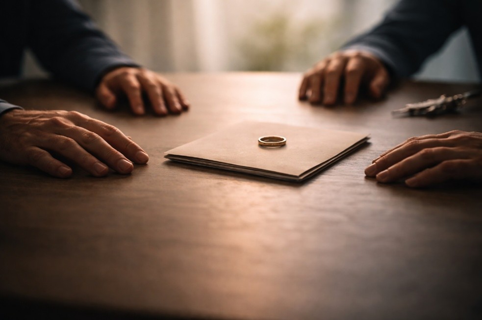 Estate transfer concept showing probate as the legal process for changing ownership