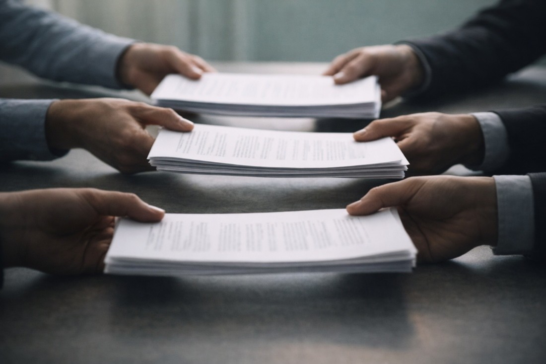 Family stress and legal paperwork illustrating risks of trying to skip probate