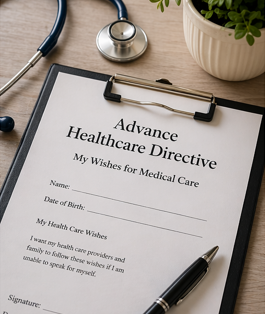 Advance healthcare directive planning