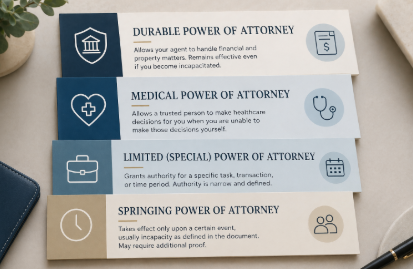 Clean editorial image showing a structured decision map for financial and medical authority