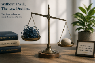 Unresolved documents and branching decisions representing probate complications without a will