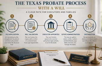 Validated will document with court approval seal and structured probate pathway