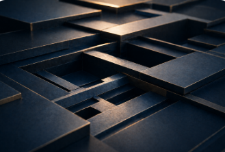 Layered architectural system representing structured complexity in high net worth trust planning