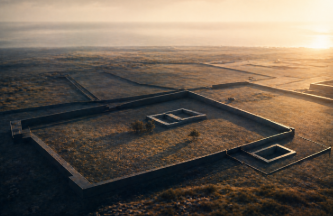 Open abstract structure representing probate exposure and lack of privacy