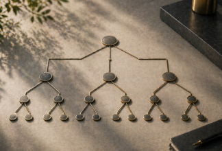 Strategic probate decision framework showing risk, control, privacy, and estate complexity