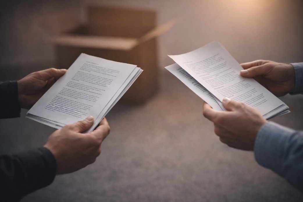 Estate planning paperwork showing the difference between validity and effectiveness