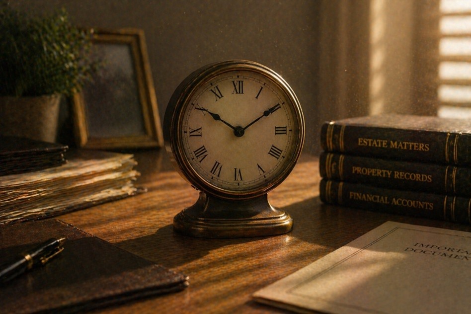 Frozen bank accounts and unresolved estate assets
