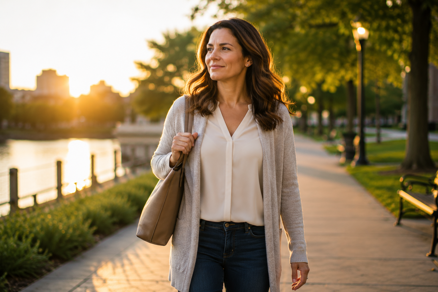Woman moving forward with confidence after emotional abuse in divorce