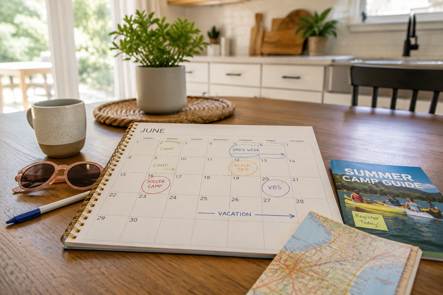 CLEAR framework for summer parenting time in Texas