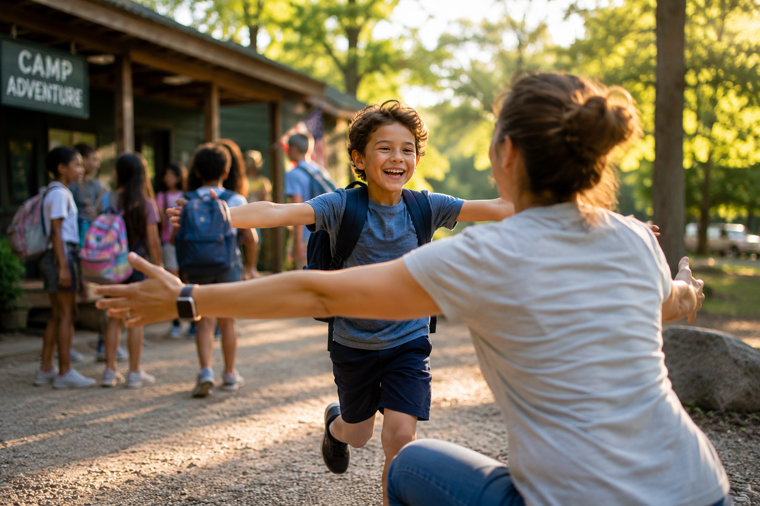 Texas co-parents creating a successful summer parenting plan