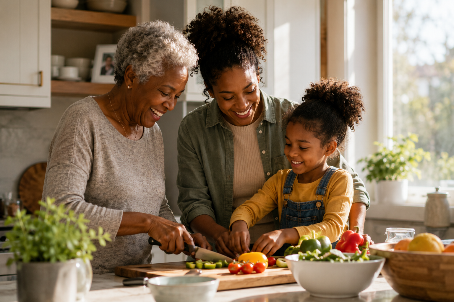 Supportive family network helping a parent rebuild after divorce