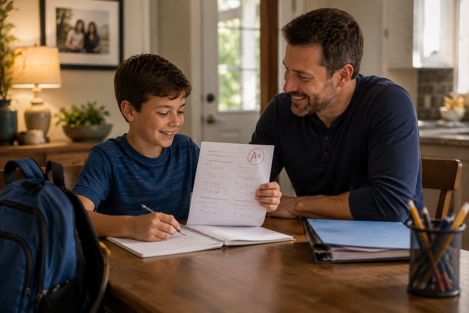 Father moving forward with his children after divorce