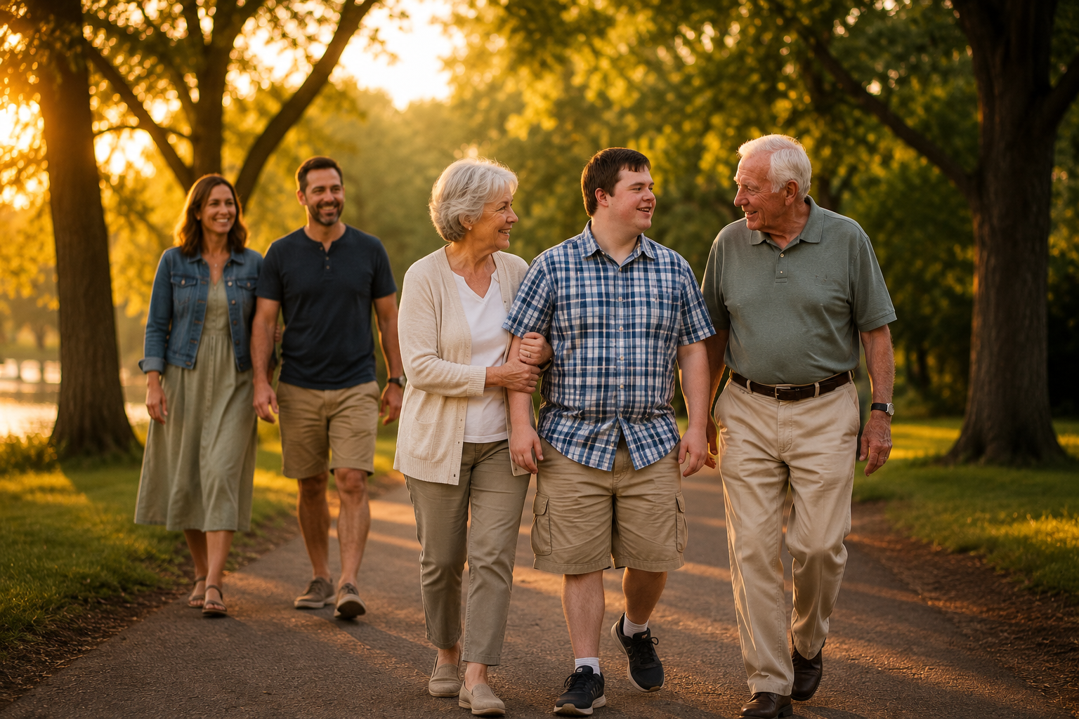 Peaceful family moment representing clarity after special needs trust planning