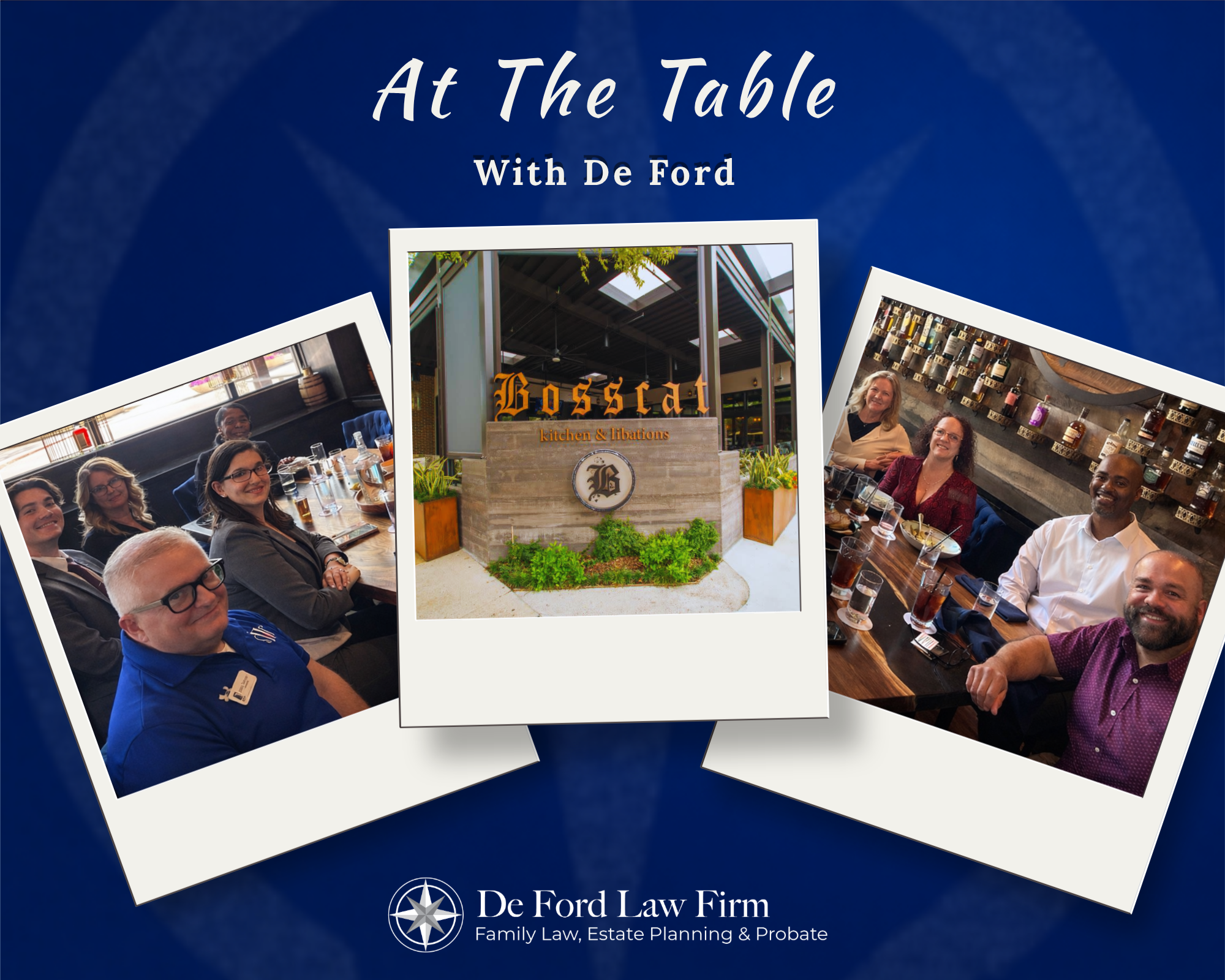 At the Table with DeFord invitation-only professional dinner