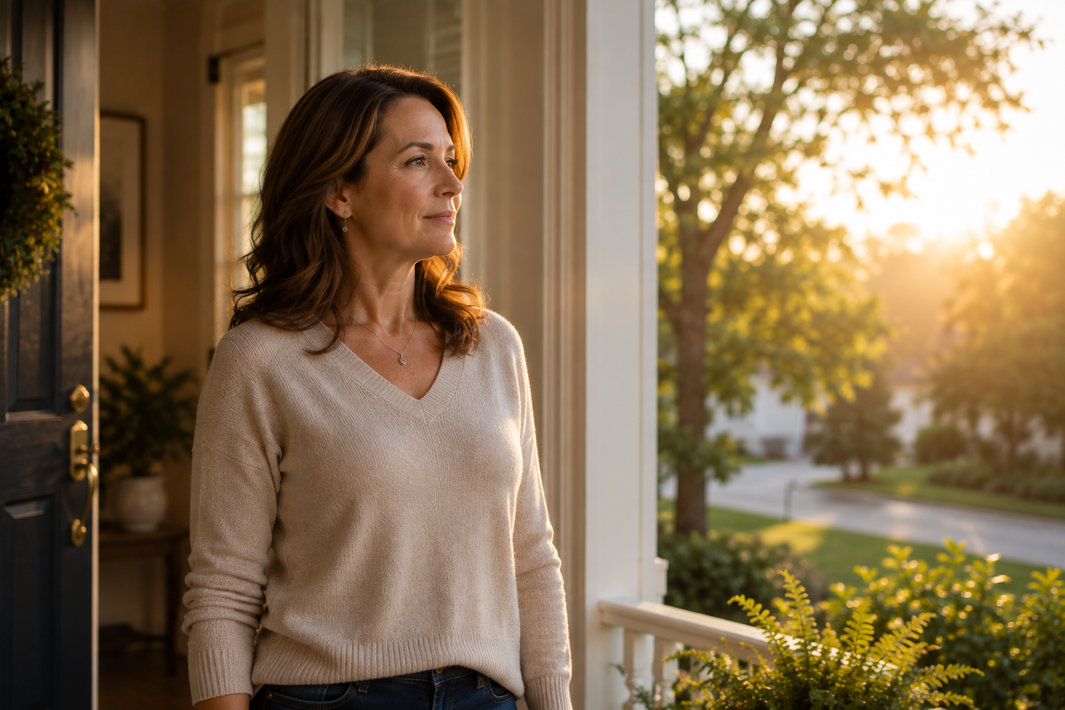 Client moving forward with financial confidence