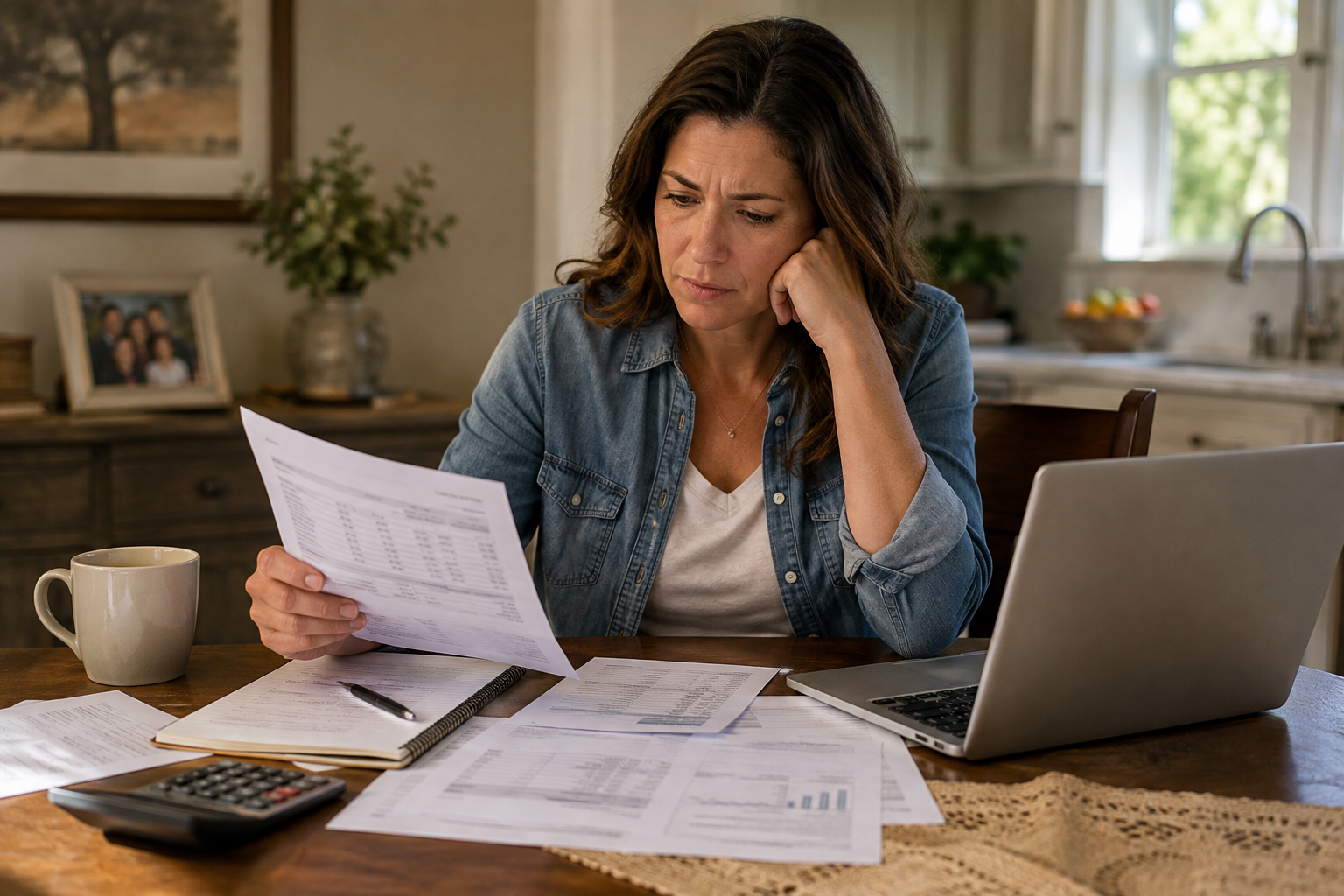 Spouse gaining financial clarity before deciding about divorce